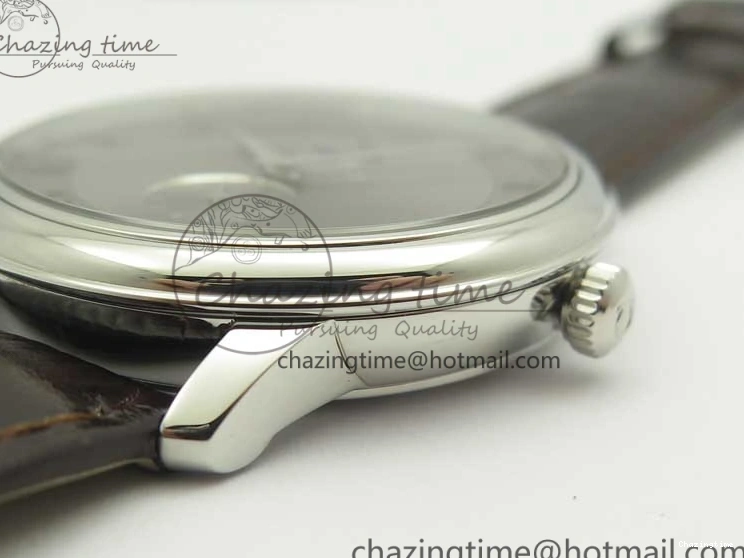 0329 Original De Ville Prestige Small Second TWF 1:1 Best Edition Gray Dial on Black Leather Strap MIYOTA 8036